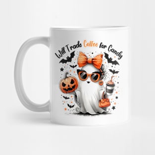 Will trade coffee for candy, Ghost mama, Teacher ghost Mug